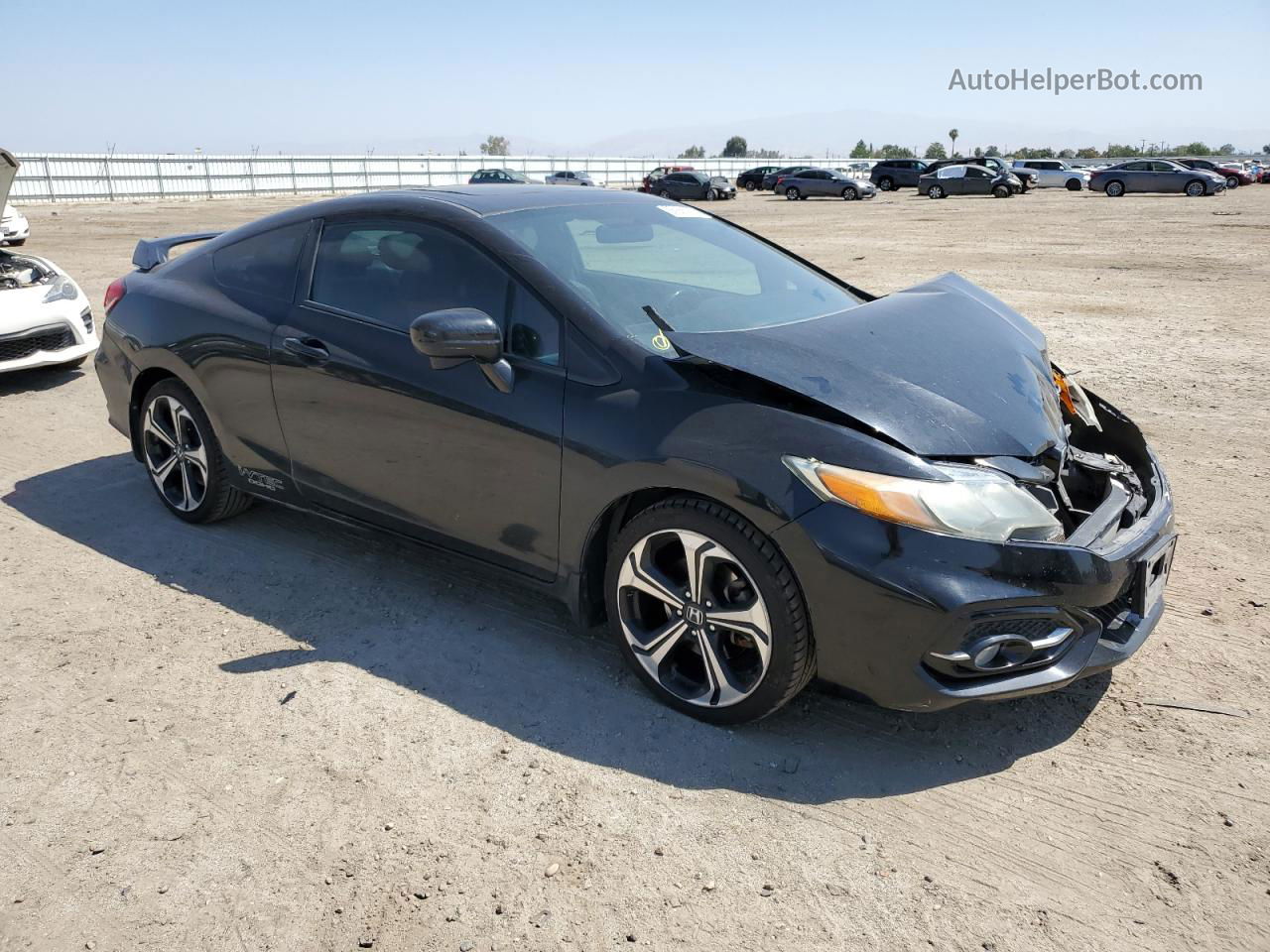 2014 Honda Civic Si Черный vin: 2HGFG4A58EH703471