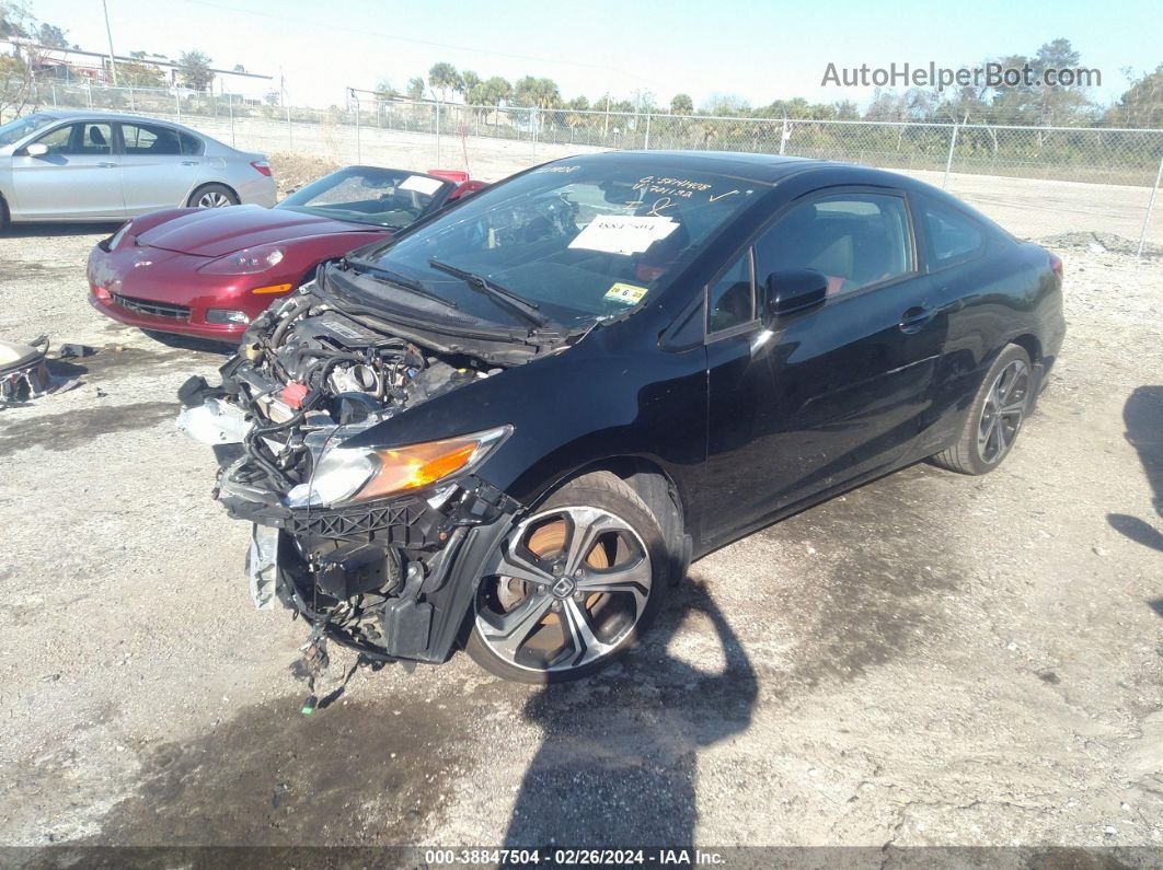 2014 Honda Civic Si Black vin: 2HGFG4A59EH701132