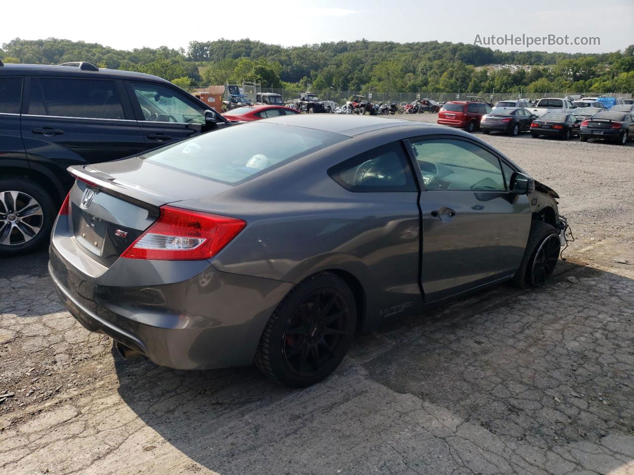 2013 Honda Civic Si Gray vin: 2HGFG4A5XDH700313