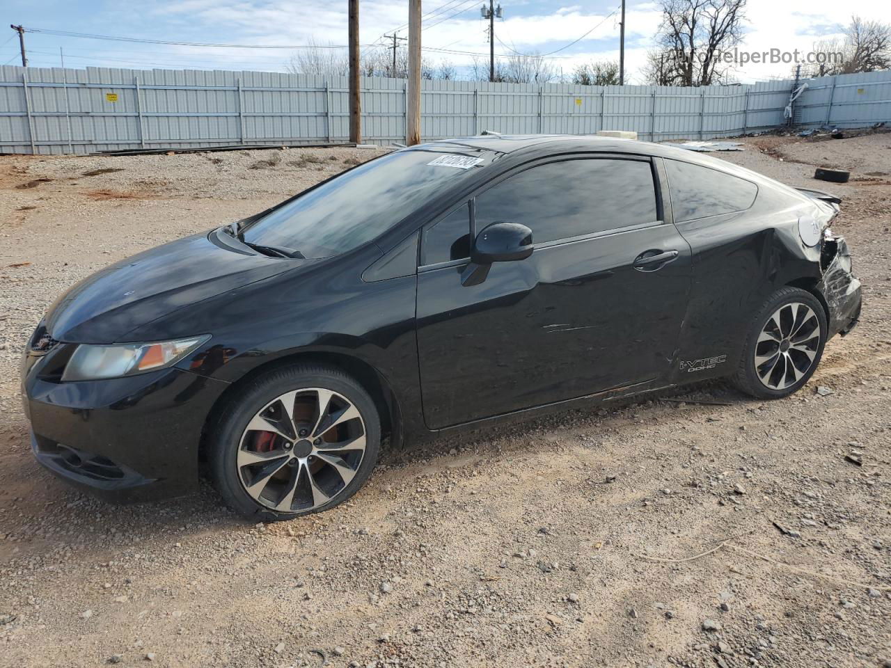 2013 Honda Civic Si Black vin: 2HGFG4A5XDH702305