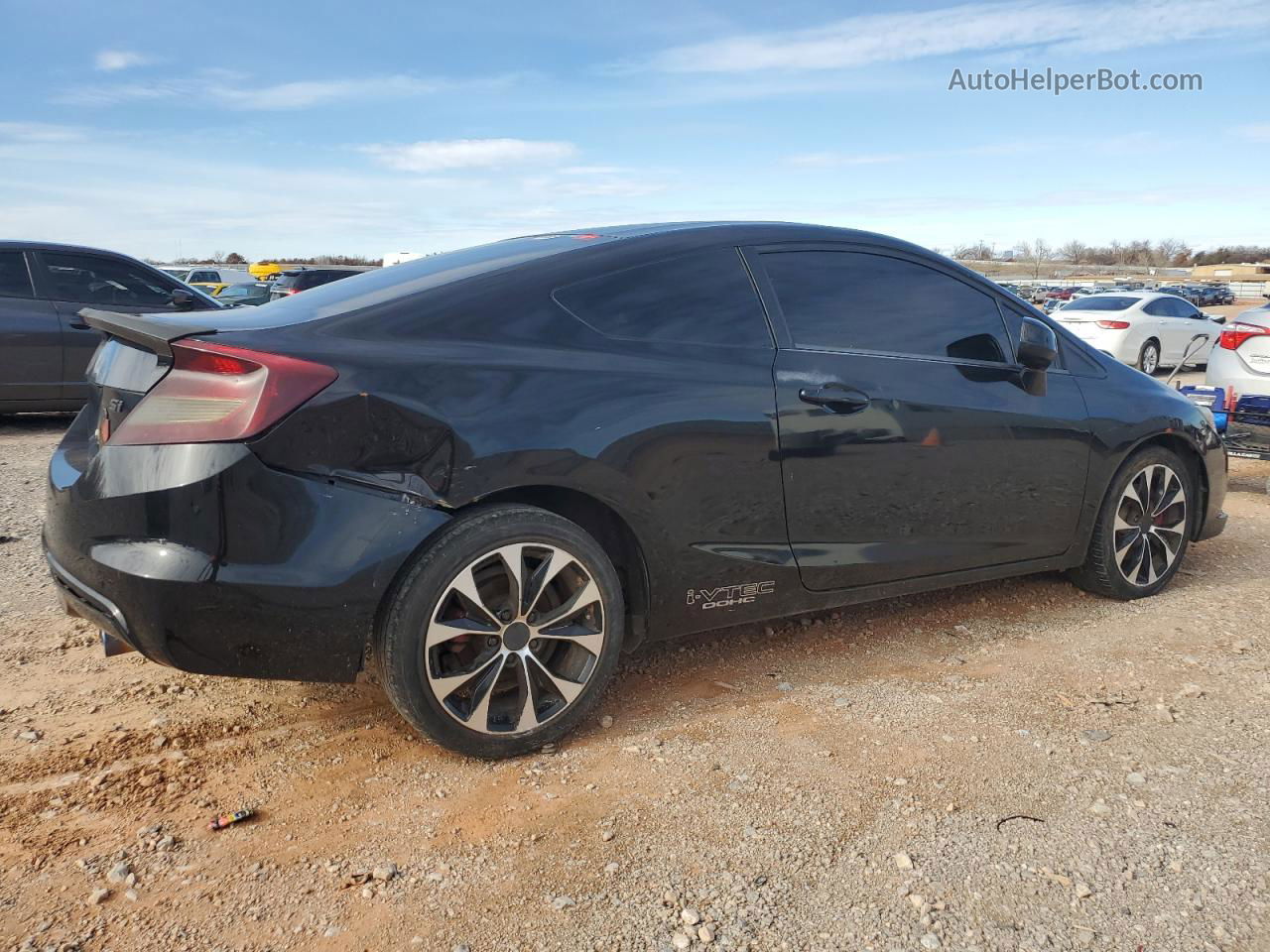 2013 Honda Civic Si Black vin: 2HGFG4A5XDH702305