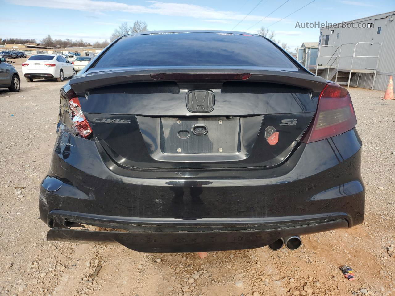 2013 Honda Civic Si Black vin: 2HGFG4A5XDH702305