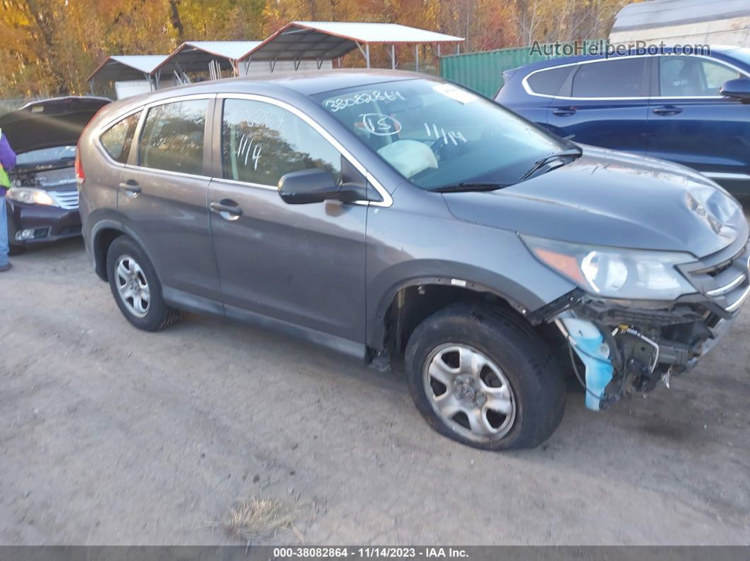 2013 Honda Cr-v Lx Gray vin: 2HKRM3H30DH515696