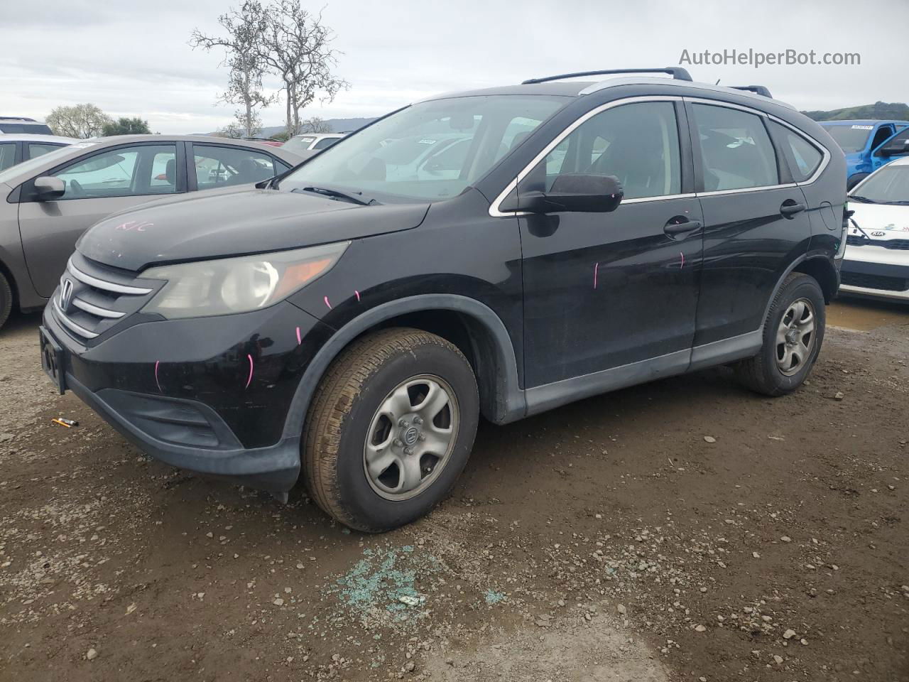 2013 Honda Cr-v Lx Черный vin: 2HKRM3H30DH516976