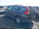 2015 Honda Cr-v Lx Gray vin: 2HKRM3H30FH510291