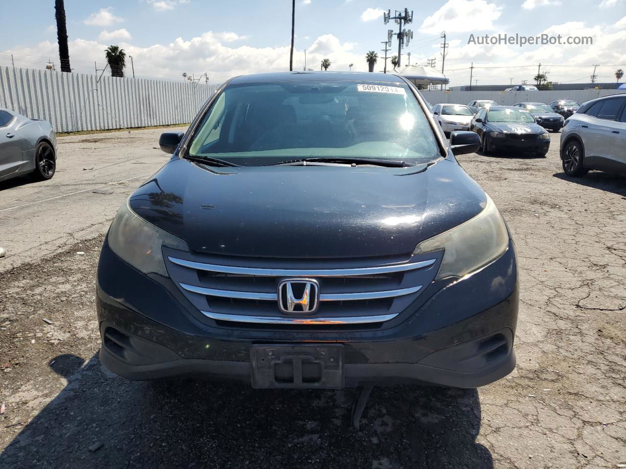 2012 Honda Cr-v Lx Black vin: 2HKRM3H31CH500512