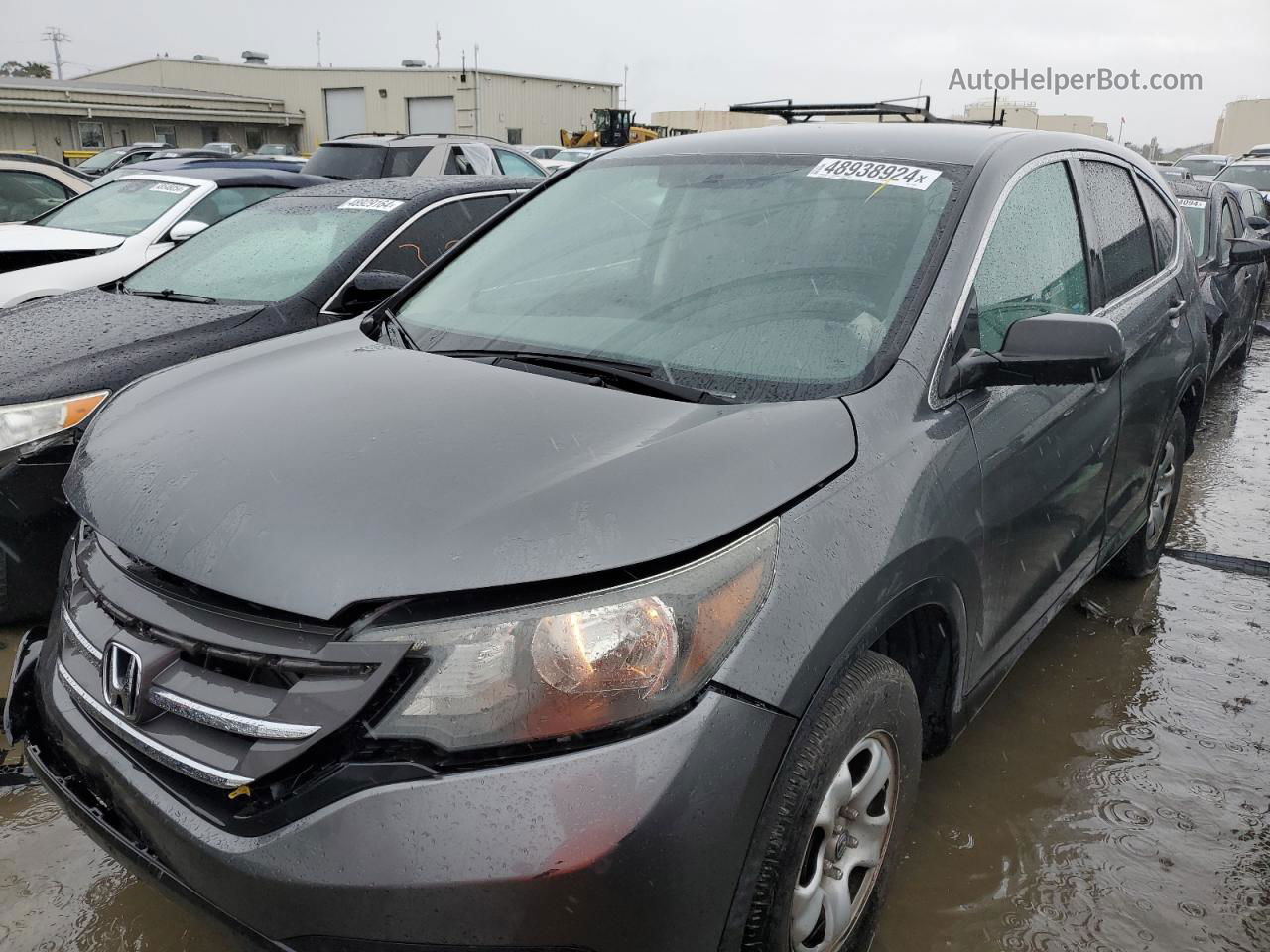 2012 Honda Cr-v Lx Gray vin: 2HKRM3H31CH514829