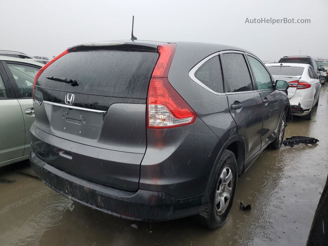 2012 Honda Cr-v Lx Gray vin: 2HKRM3H31CH514829