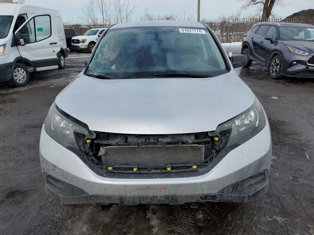 2012 Honda Cr-v Lx Silver vin: 2HKRM3H32CH001315