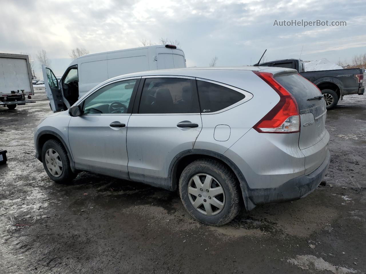 2012 Honda Cr-v Lx Silver vin: 2HKRM3H32CH001315