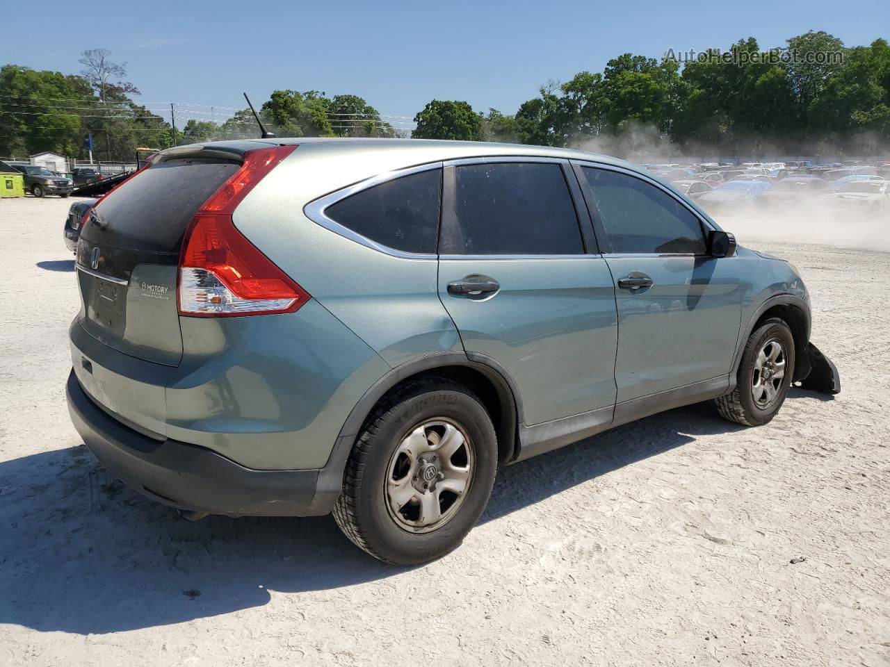 2012 Honda Cr-v Lx Green vin: 2HKRM3H32CH514385