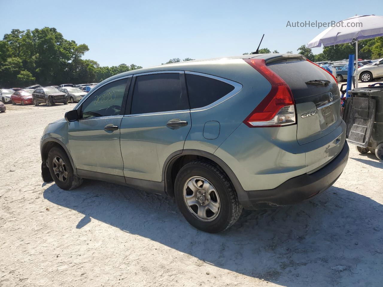 2012 Honda Cr-v Lx Green vin: 2HKRM3H32CH514385