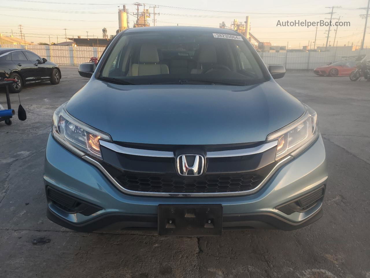 2015 Honda Cr-v Lx Blue vin: 2HKRM3H32FH552588