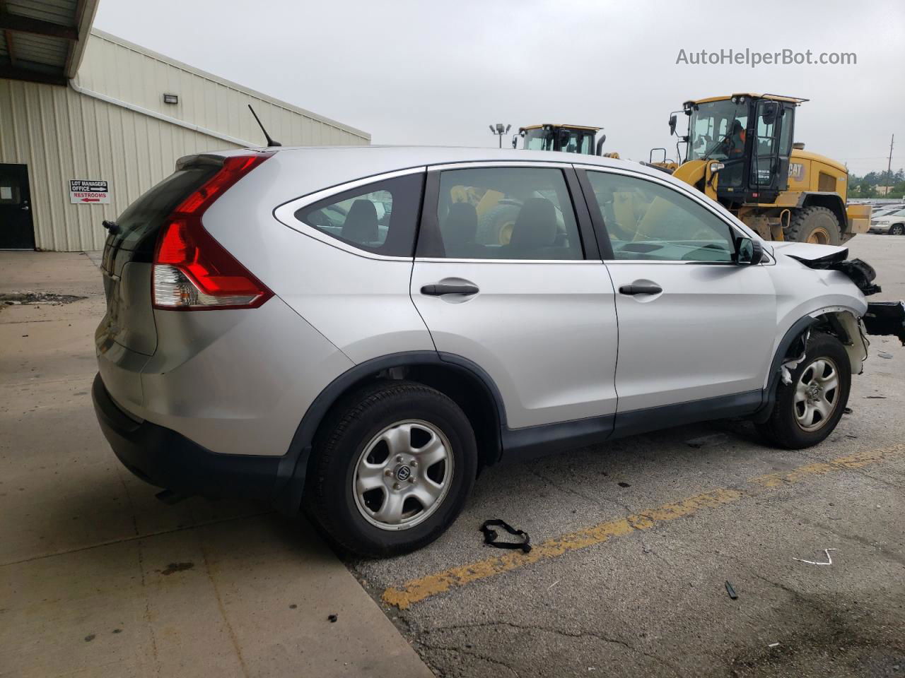 2013 Honda Cr-v Lx Silver vin: 2HKRM3H34DH518729