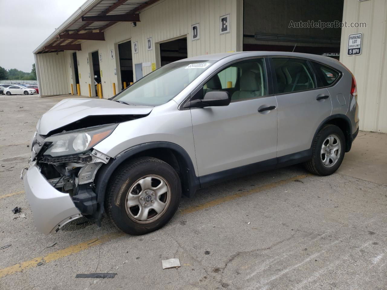 2013 Honda Cr-v Lx Silver vin: 2HKRM3H34DH518729