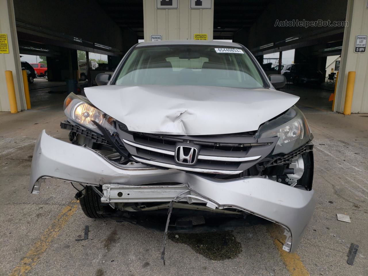 2013 Honda Cr-v Lx Silver vin: 2HKRM3H34DH518729