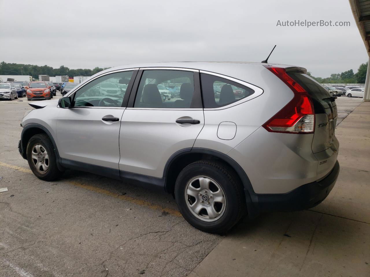 2013 Honda Cr-v Lx Silver vin: 2HKRM3H34DH518729