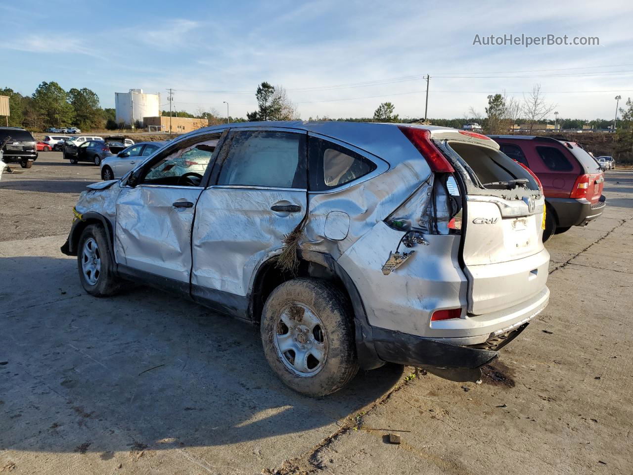 2016 Honda Cr-v Lx Silver vin: 2HKRM3H34GH560547