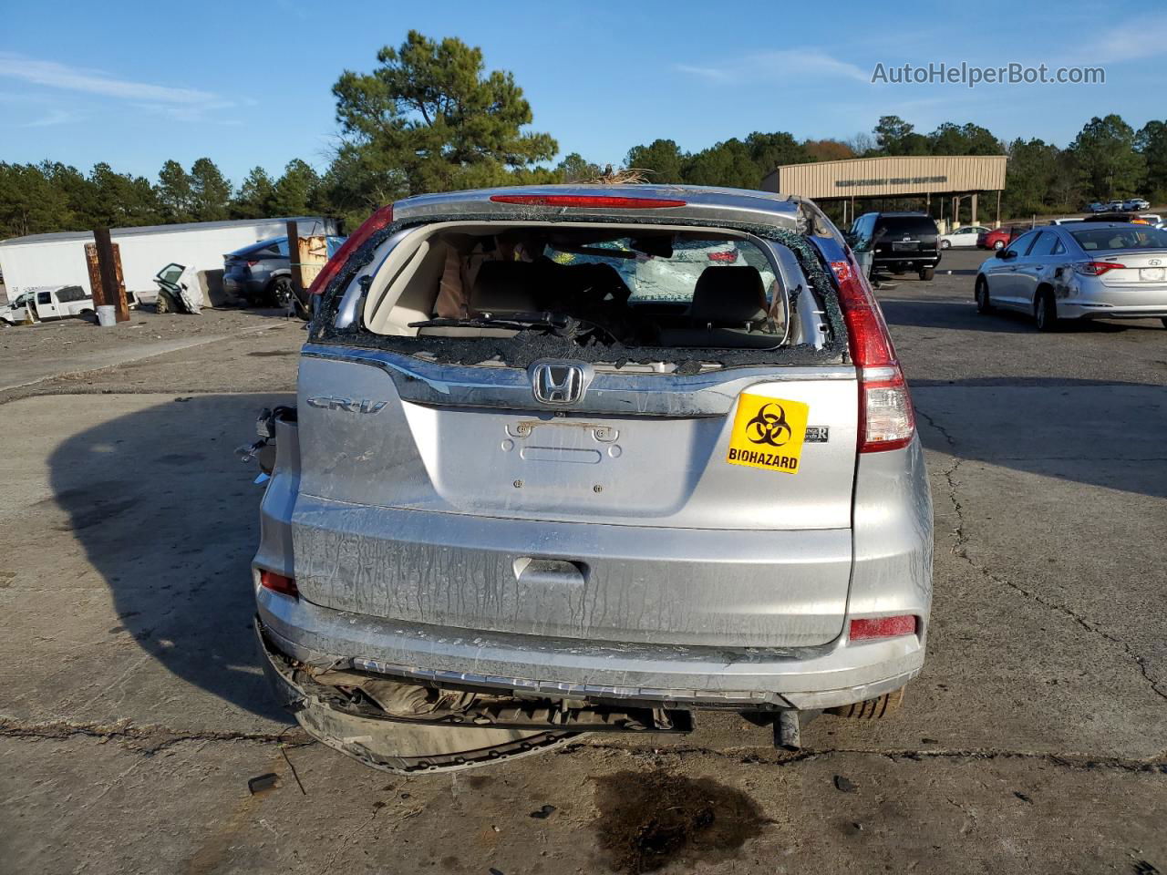 2016 Honda Cr-v Lx Silver vin: 2HKRM3H34GH560547