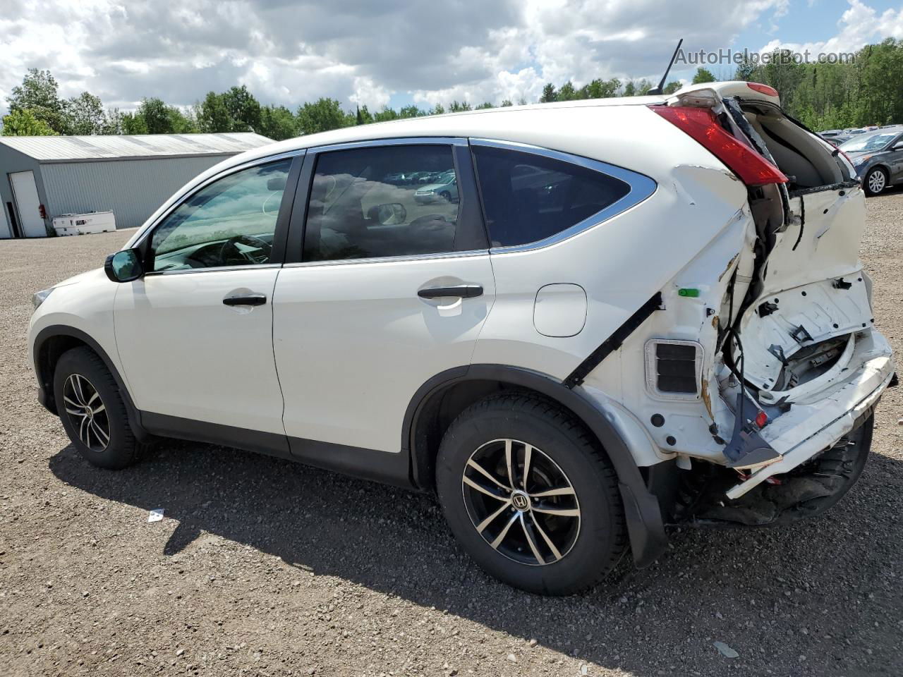 2015 Honda Cr-v Lx Белый vin: 2HKRM3H35FH001300