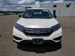 2015 Honda Cr-v Lx White vin: 2HKRM3H35FH001300