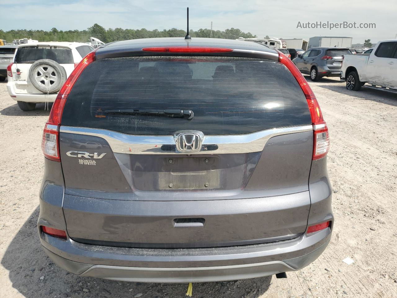 2016 Honda Cr-v Lx Gray vin: 2HKRM3H35GH501863