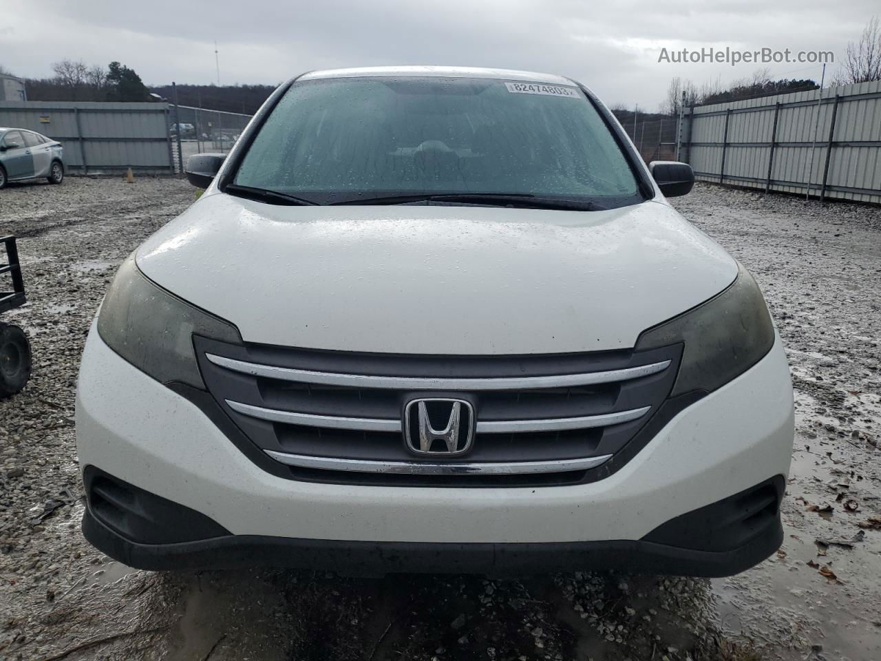 2012 Honda Cr-v Lx White vin: 2HKRM3H36CH501848