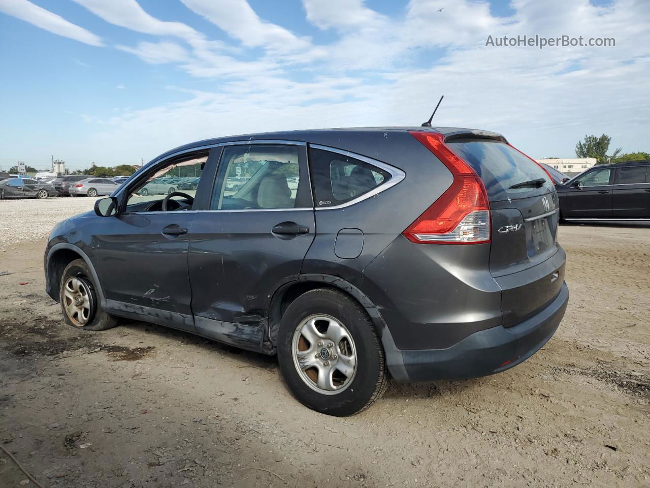 2012 Honda Cr-v Lx Gray vin: 2HKRM3H36CH505754