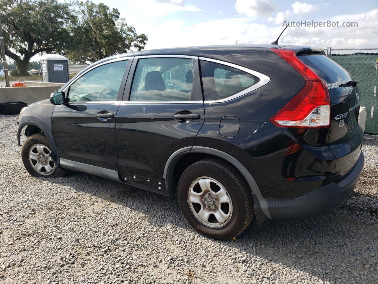 2013 Honda Cr-v Lx Black vin: 2HKRM3H36DH520949