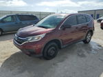 2015 Honda Cr-v Lx Burgundy vin: 2HKRM3H36FH511767