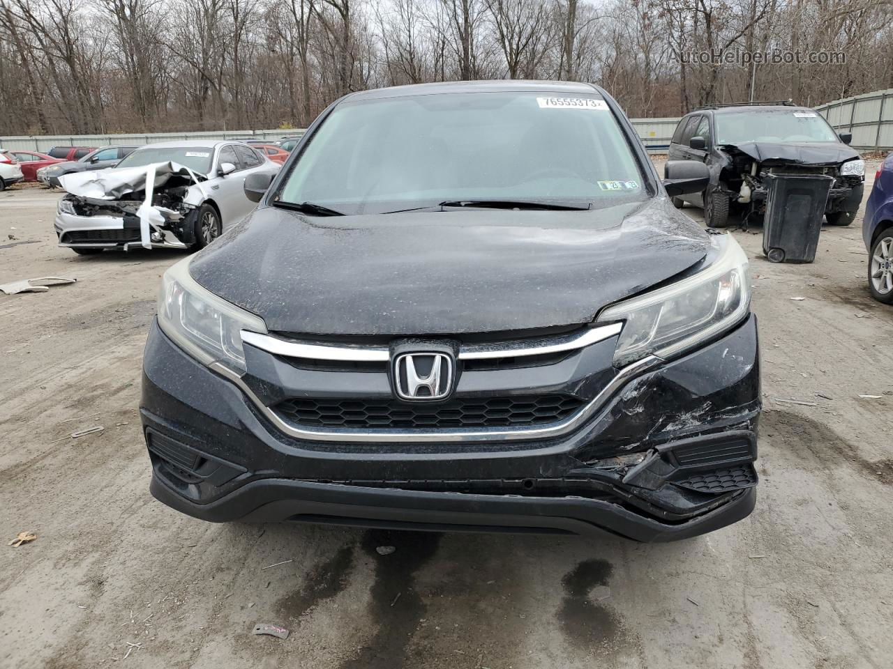 2016 Honda Cr-v Lx Black vin: 2HKRM3H36GH503492