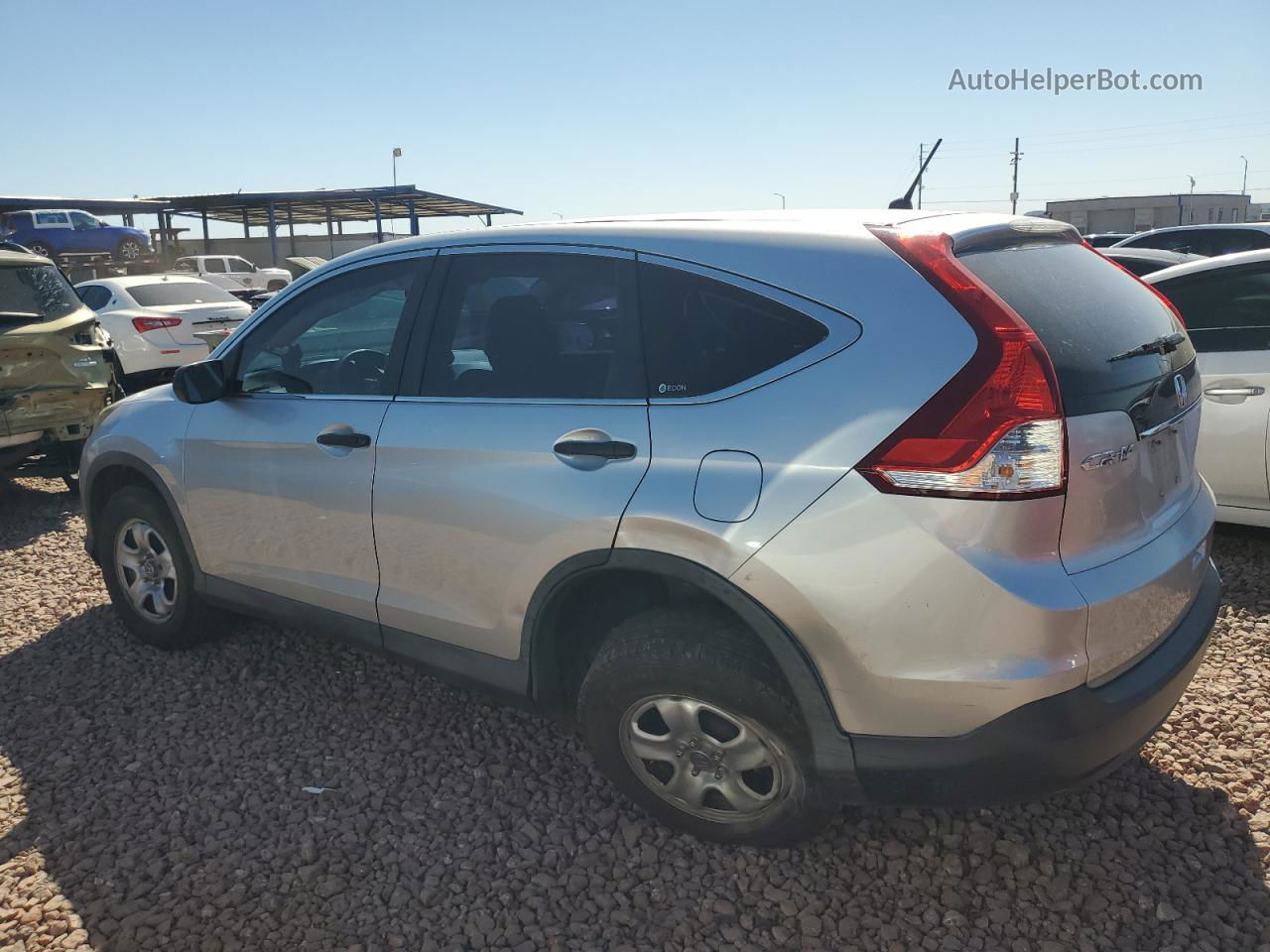 2012 Honda Cr-v Lx Silver vin: 2HKRM3H37CH501115