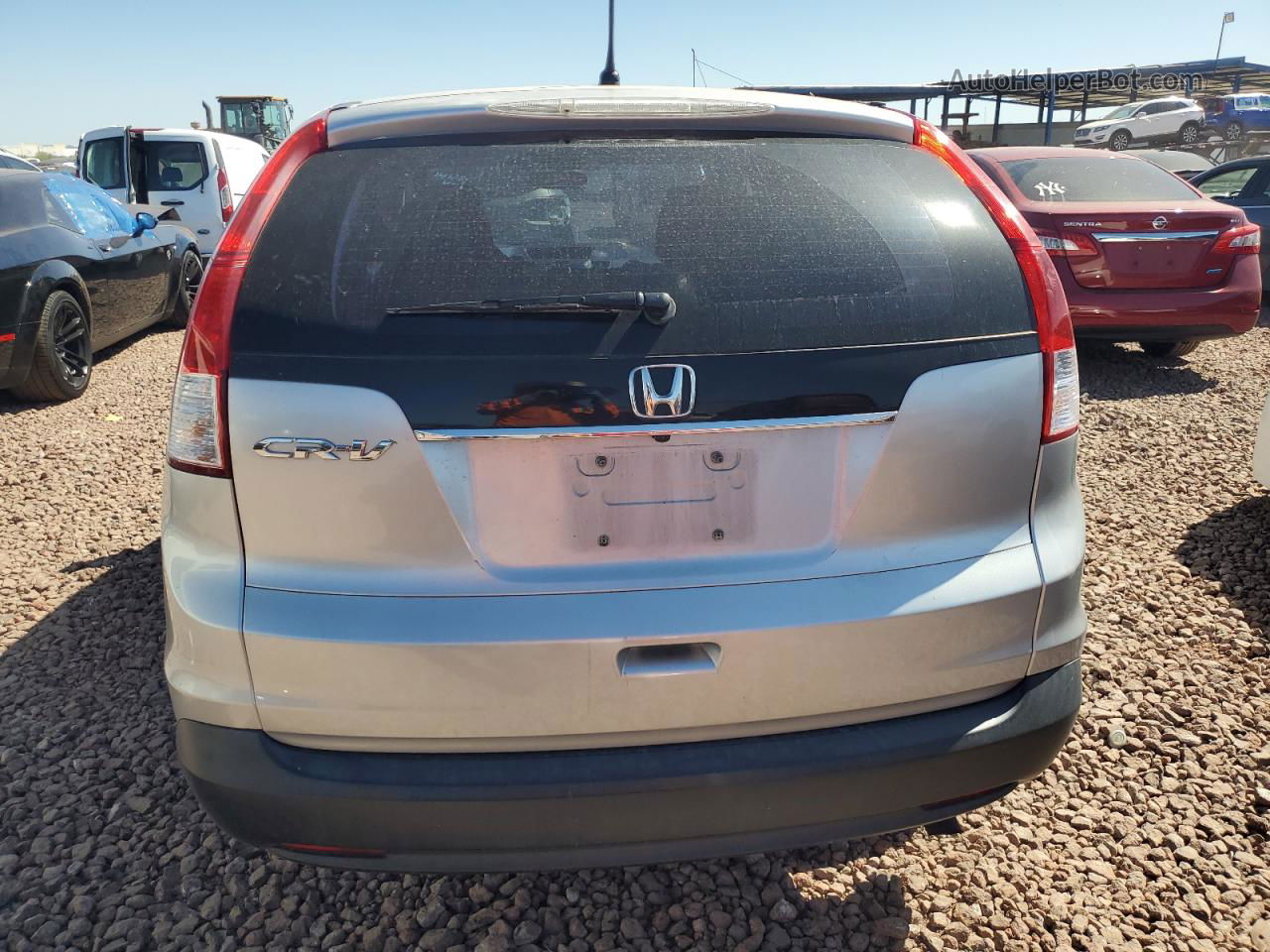 2012 Honda Cr-v Lx Silver vin: 2HKRM3H37CH501115