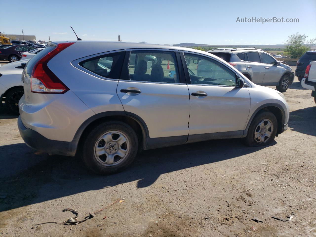 2012 Honda Cr-v Lx Silver vin: 2HKRM3H37CH502717