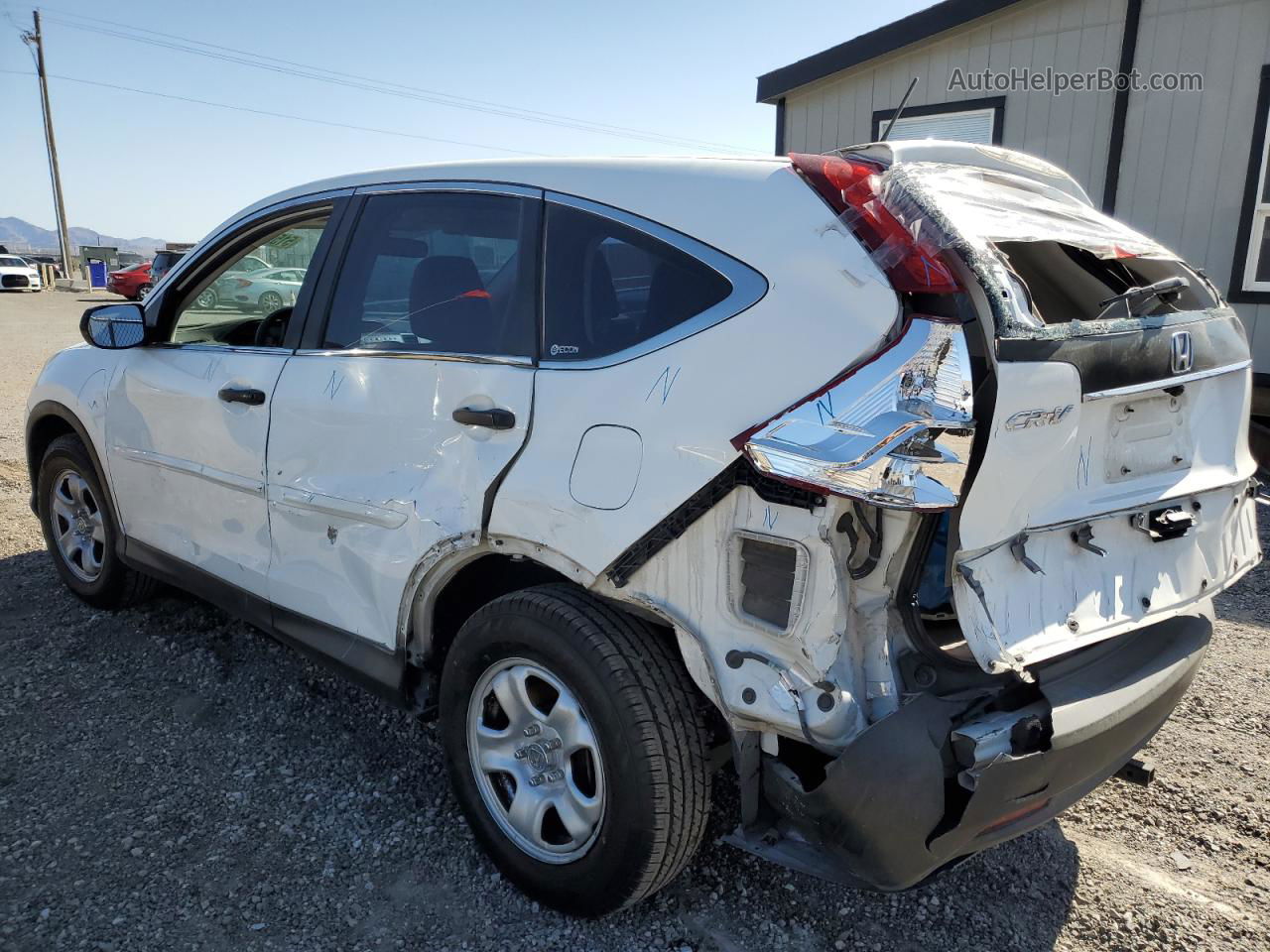 2012 Honda Cr-v Lx Белый vin: 2HKRM3H37CH502877