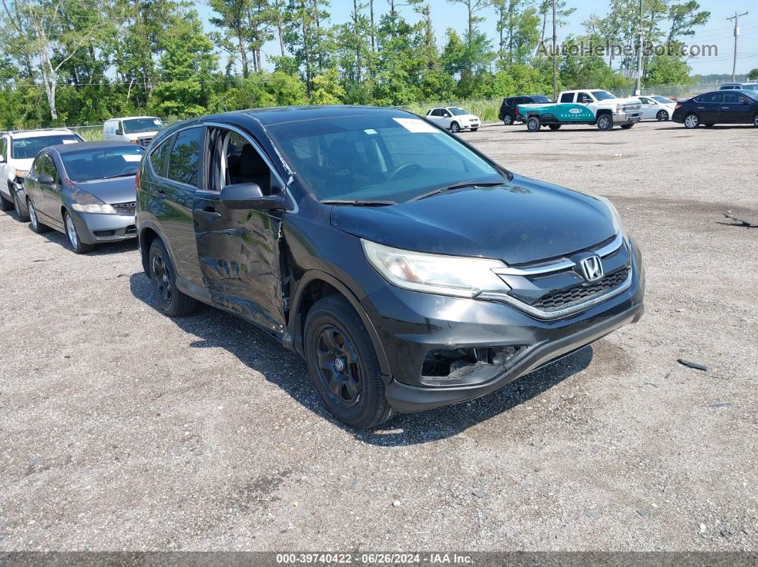 2015 Honda Cr-v Lx Black vin: 2HKRM3H37FH513656