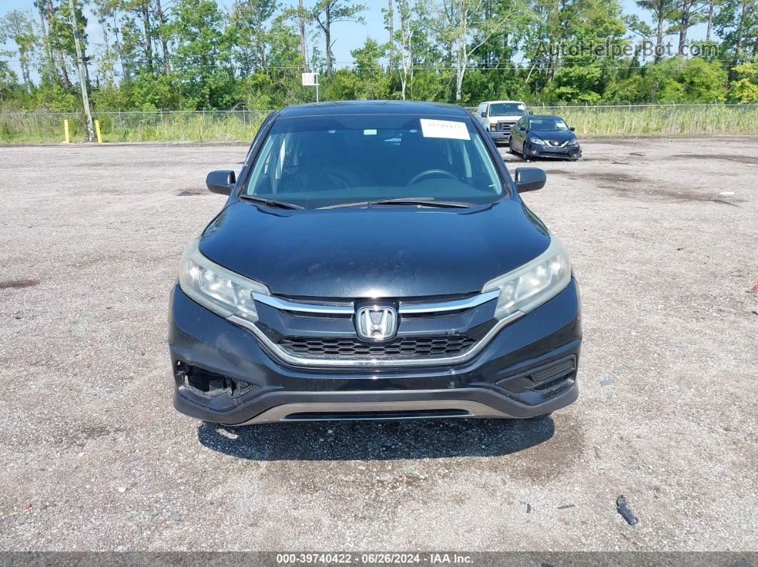 2015 Honda Cr-v Lx Black vin: 2HKRM3H37FH513656