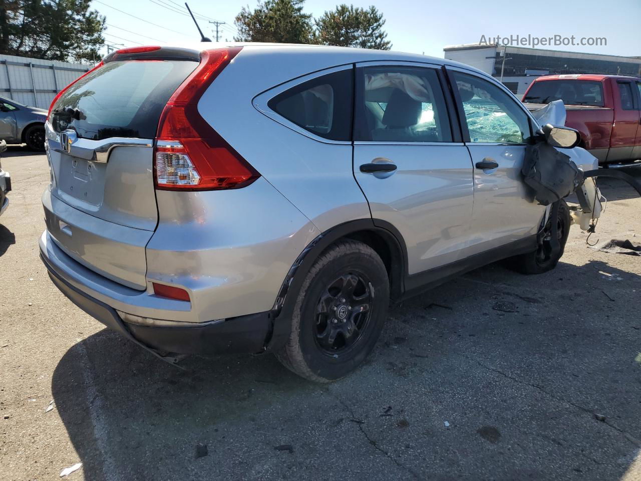 2016 Honda Cr-v Lx Silver vin: 2HKRM3H37GH501072