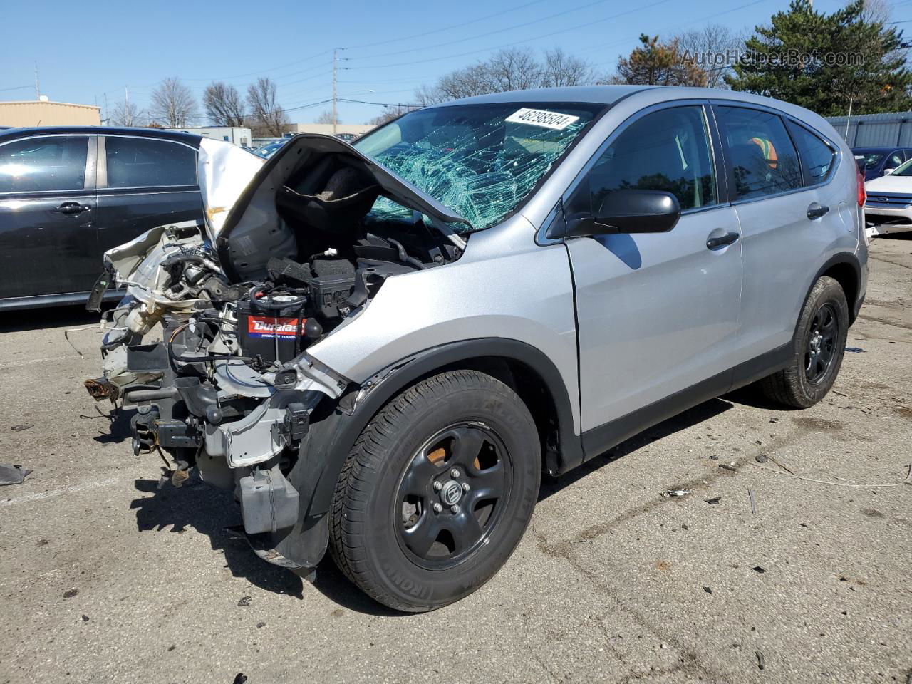 2016 Honda Cr-v Lx Silver vin: 2HKRM3H37GH501072