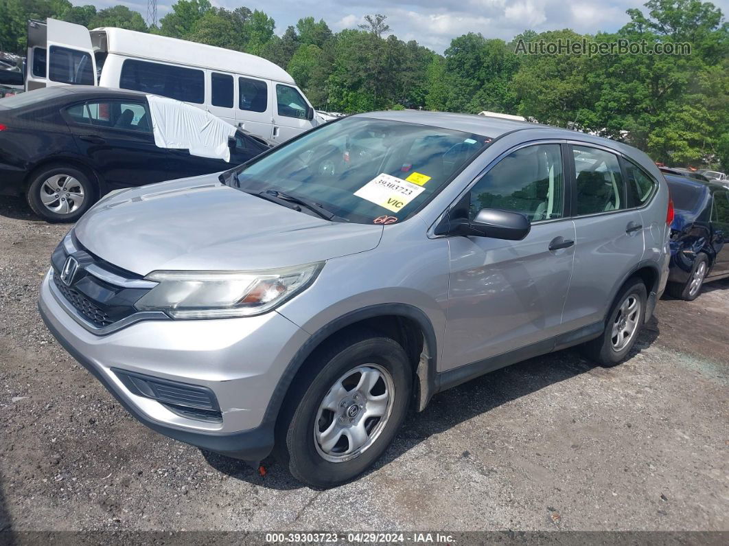 2016 Honda Cr-v Lx Silver vin: 2HKRM3H37GH559196