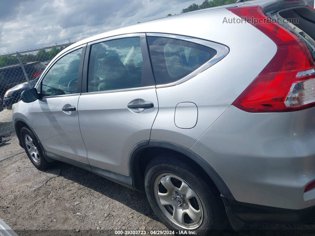 2016 Honda Cr-v Lx Silver vin: 2HKRM3H37GH559196