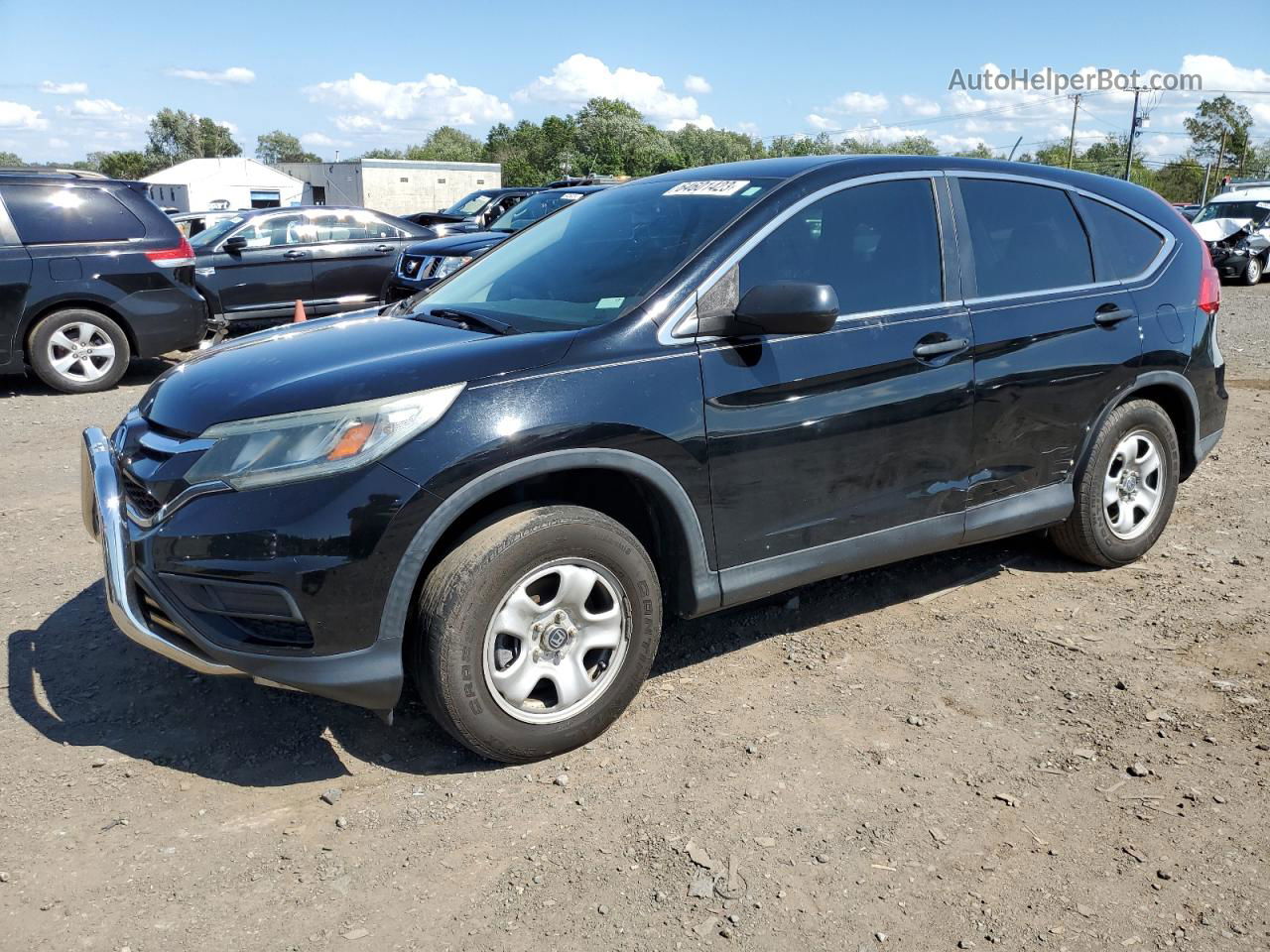 2016 Honda Cr-v Lx Black vin: 2HKRM3H37GH568917