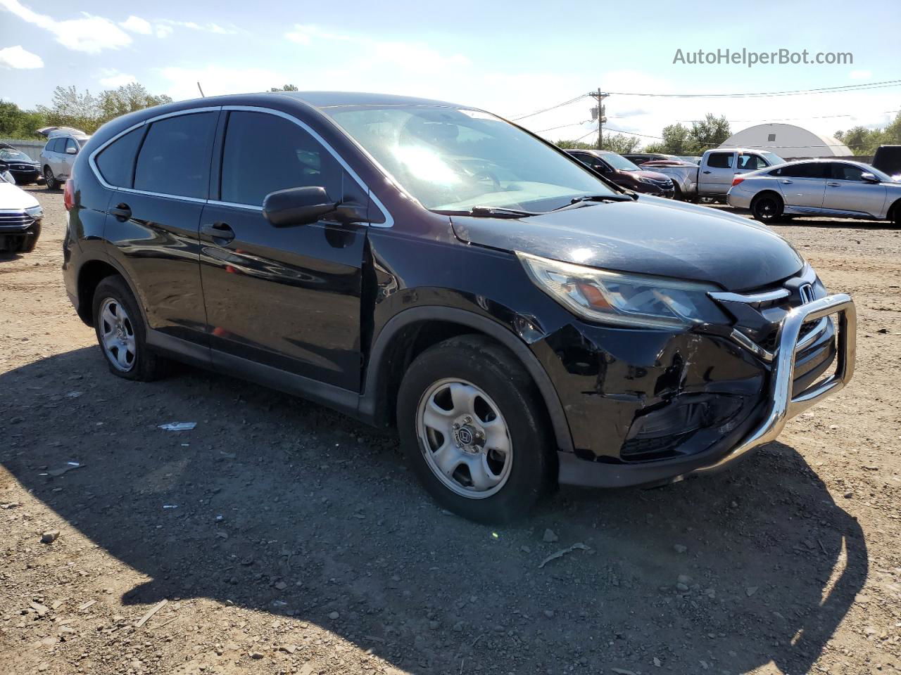 2016 Honda Cr-v Lx Black vin: 2HKRM3H37GH568917