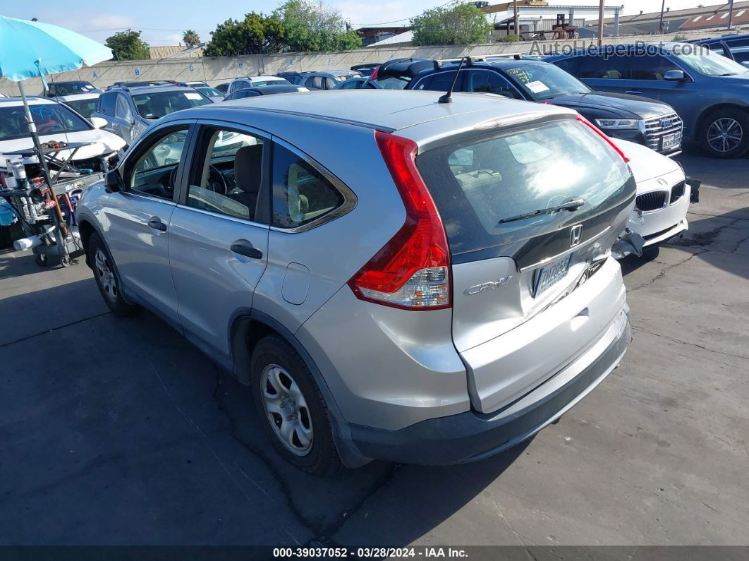 2013 Honda Cr-v Lx Silver vin: 2HKRM3H38DH501447