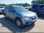 2015 Honda Cr-v Lx Blue vin: 2HKRM3H38FH549291