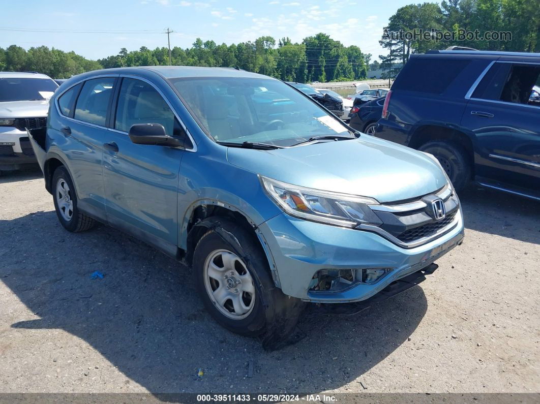 2015 Honda Cr-v Lx Blue vin: 2HKRM3H38FH549291