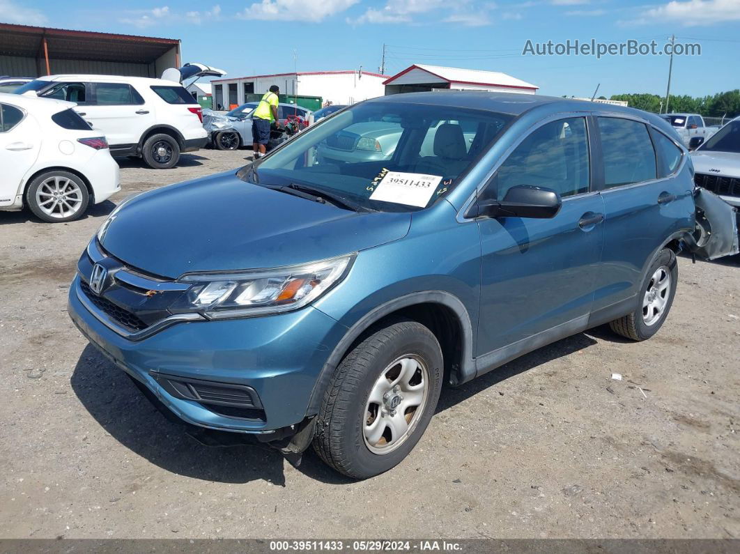 2015 Honda Cr-v Lx Blue vin: 2HKRM3H38FH549291