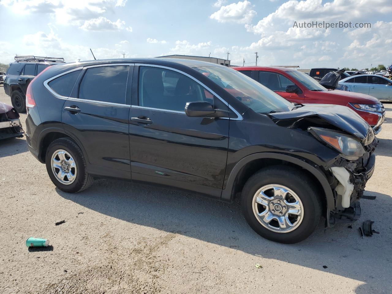 2013 Honda Cr-v Lx Black vin: 2HKRM3H39DH503885