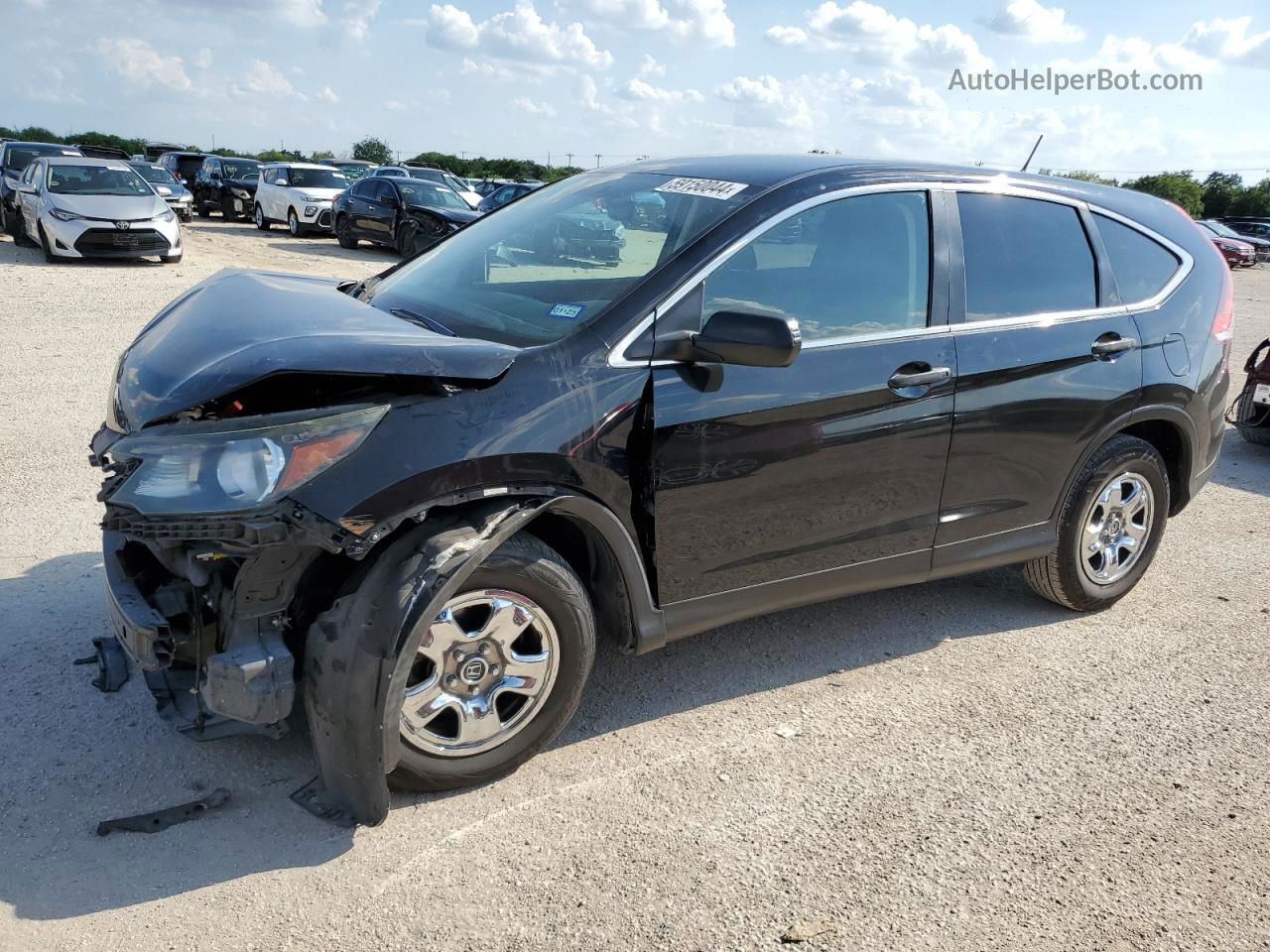 2013 Honda Cr-v Lx Черный vin: 2HKRM3H39DH503885