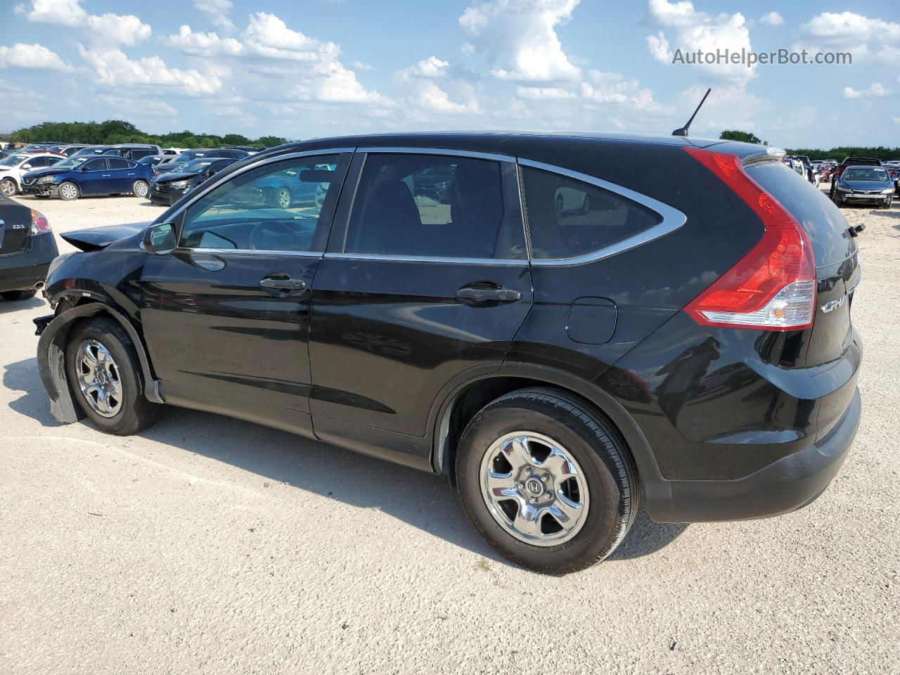 2013 Honda Cr-v Lx Black vin: 2HKRM3H39DH503885